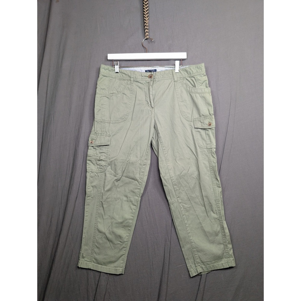 Tommy Hilfiger Beige Khaki Pants w/Belt Loops‎ Pockets Women's Sz 14